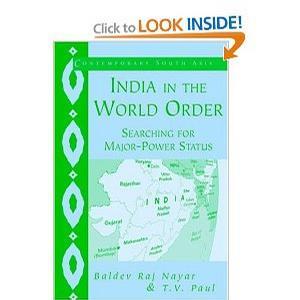 India in the world order searching for major power status