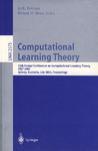 Computational learning theory 15th Annual Conference on Computational Learning Theory, COLT 2002, Sydney, Australia, July 8-10, 2002 : proceedings