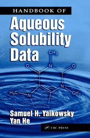 Handbook of aqueous solubility data