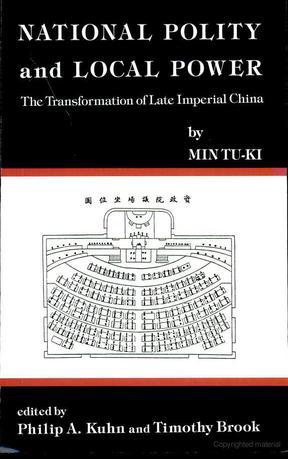 National polity and local power the transformation of late imperial China