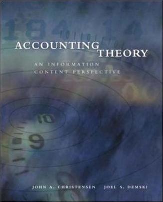 Accounting theory an information content perspective
