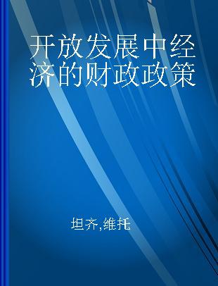 开放发展中经济的财政政策