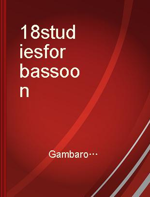 18 studies for bassoon