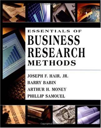 Essentials of business research methods