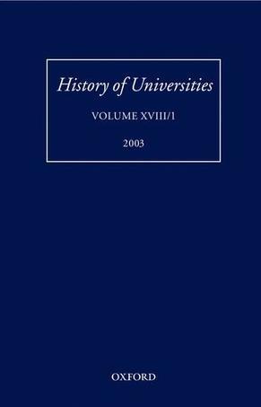 History of universities. Vol. 18