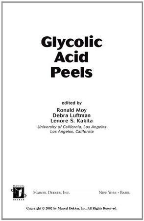 Glycolic acid peels