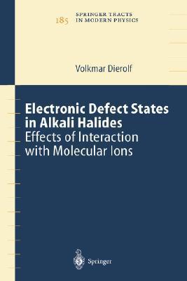 Electronic defect states in alkali halides effects of interaction with molecular ions