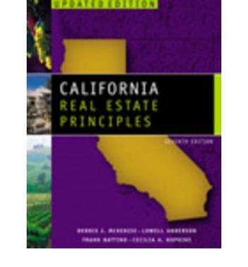 California real estate principles