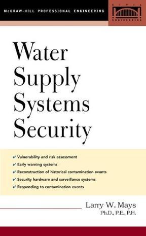 Water supply systems security