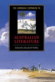 The Cambridge companion to Australian literature