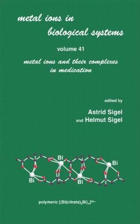 Metal ions and their complexes in medication. V.41, metal ions and their complexes in medication