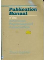 Publication manual of the American Psychological Association.