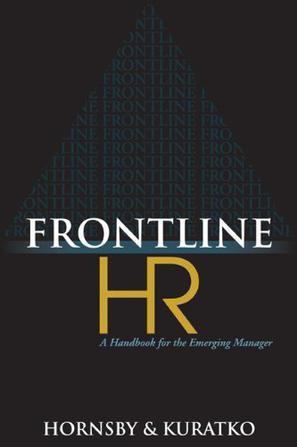 Frontline HR a handbook for the emerging manager