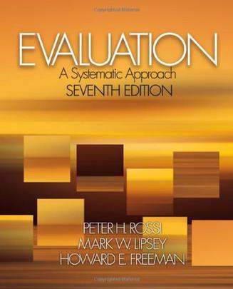 Evaluation a systematic approach