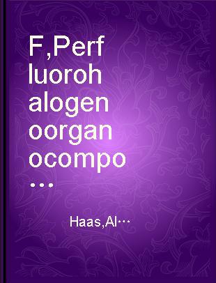 F, Perfluorohalogenoorgano compounds of main group elements. supplement Vol. 3, Compounds with elements of the main group 6 (SIV, SVI, Se, Te) and with I