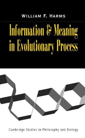 Information and meaning in evolutionary processes