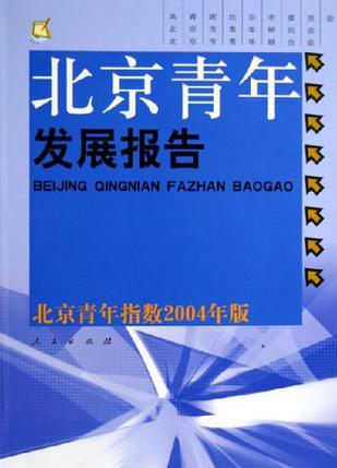 北京青年发展报告 北京青年指数2004年版