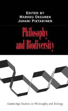 Philosophy and biodiversity