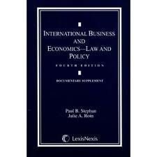 International business and economics law and policy