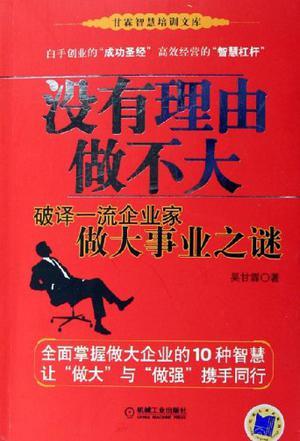 没有理由做不大 破译一流企业家做大事业之谜