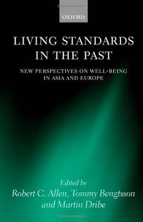 Living standards in the past new perspectives on well-being in Asia and Europe