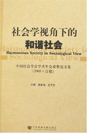 中国社会学会学术年会获奖论文集 2005·合肥 社会学视角下的和谐社会