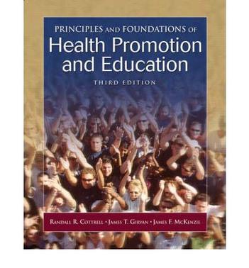Principles & foundations of health promotion and education