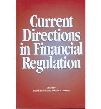 Current directions in financial regulation