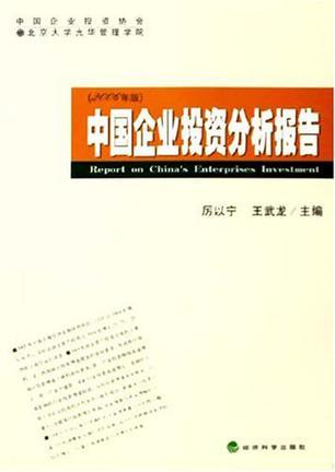 中国企业投资分析报告 2006年版