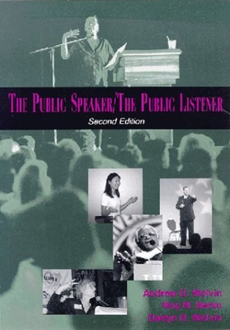 The public speaker/the public listener