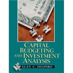 Capital budgeting and investment analysis