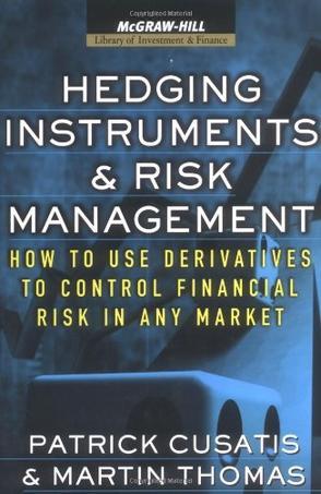 Hedging instruments and risk management