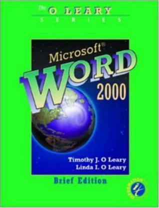 Microsoft Word 2000 brief version