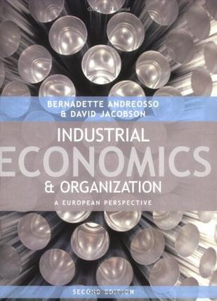 Industrial economics and organization a European perspective