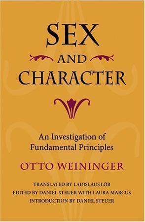 Sex and character an investigation of fundamental principles