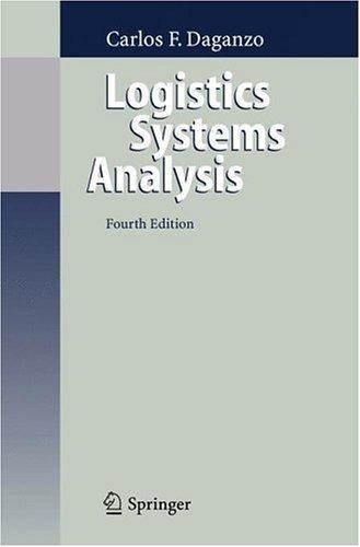 Logistics systems analysis