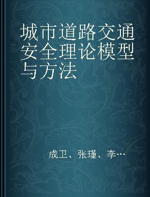城市道路交通安全理论模型与方法