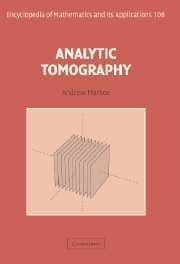 Analytic tomography