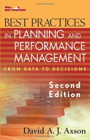 Best practices in planning and performance management from data to decisions