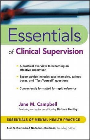 Essentials of clinical supervision