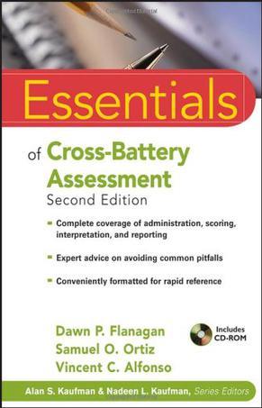 Essentials of cross-battery assessment