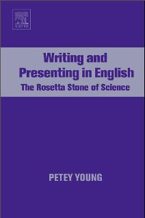 Writing and presenting in English the Rosetta Stone of science
