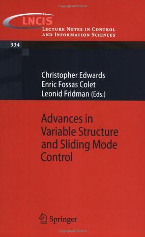Advances in variable structure and sliding mode control