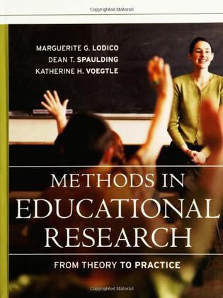 Methods in educational research from theory to practice