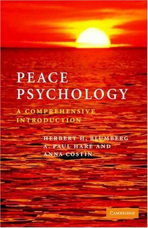 Peace psychology a comprehensive introduction