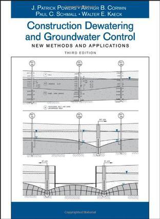 Construction dewatering and groundwater control new methods and applications
