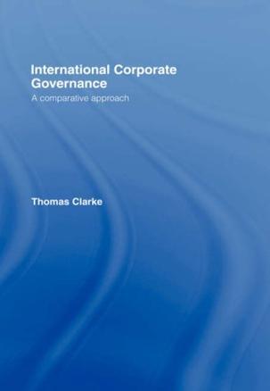 International corporate governance a comparative approach