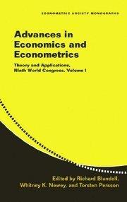 Advances in economics and econometrics theory and applications, ninth World Congress. Volume I