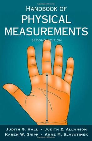 Handbook of physical measurements