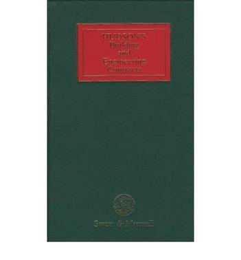 Hudson's building and engineering contracts including the duties and liabilities of architects, engineers and surveyors.
